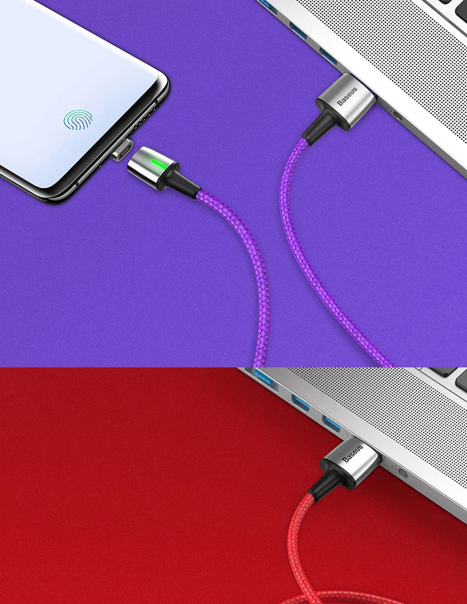 Baseus Zinc Magnetic Usb Kablo Şarj İPhone 14-13-12-11 1Metre-(5775) - Siyah