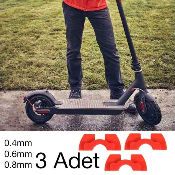 Xiaomi M365 Scooter için Kauçuk Titreşim Sarsıntı Önleyici Damper-(5775) - Kırmızı