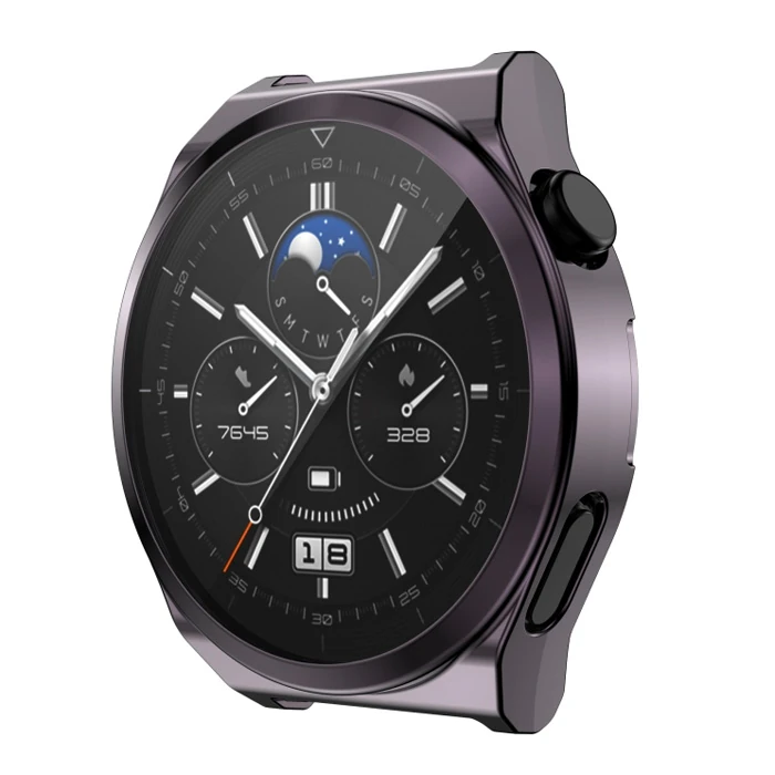 Ally Huaewei Watch GT 3 Pro 46mm Kılıf 360 Full Koruma Ultra İnce Silikon Kılıf-(5775) - Şeffaf 2