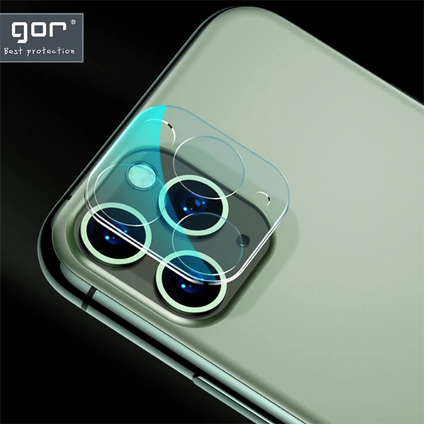 GOR İPhone 11 Pro/ 11 Pro Max Tempered Kamera Koruma Cam 2adet Set-(5775) - Şeffaf 2