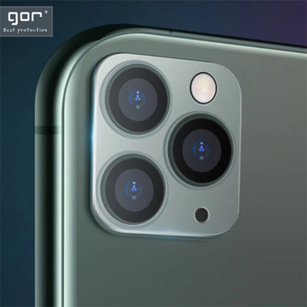 GOR İPhone 11 Pro/ 11 Pro Max Tempered Kamera Koruma Cam 2adet Set-(5775) - Şeffaf 2
