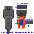VAG CAN Commander 5.5+ Pin Reader 3.9Beta VWSkoda Teşhis Tarayıcı Aracı-(5775) - Siyah