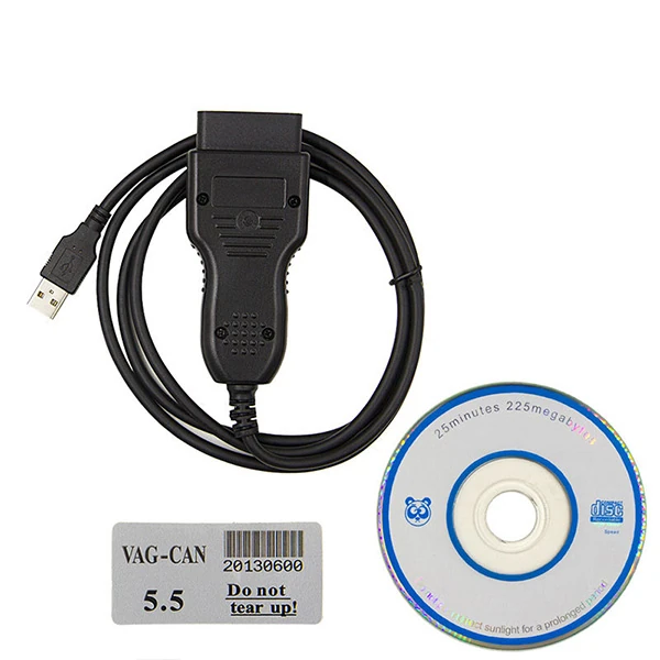 VAG CAN Commander 5.5+ Pin Reader 3.9Beta VWSkoda Teşhis Tarayıcı Aracı-(5775) - Siyah