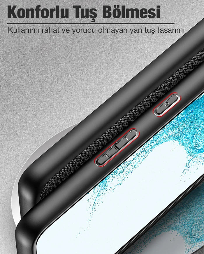 Dux Ducis Fino Serisi Xiaomi Mi 11 Pro Kılıf Premium Dokuma Silikon Kılıf-(5775) - Gri