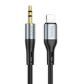 HOCO UPA22 iPhone Lightning to 3.5mm AUX Ses Aktarım Kablosu-(5775) - Siyah