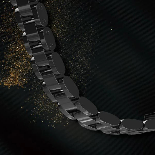 Mijobs Xiaomi Mi Band 4 Akıllı Saat 3 Bakla Çelik Kayış Kordon-(5775) - Gümüş