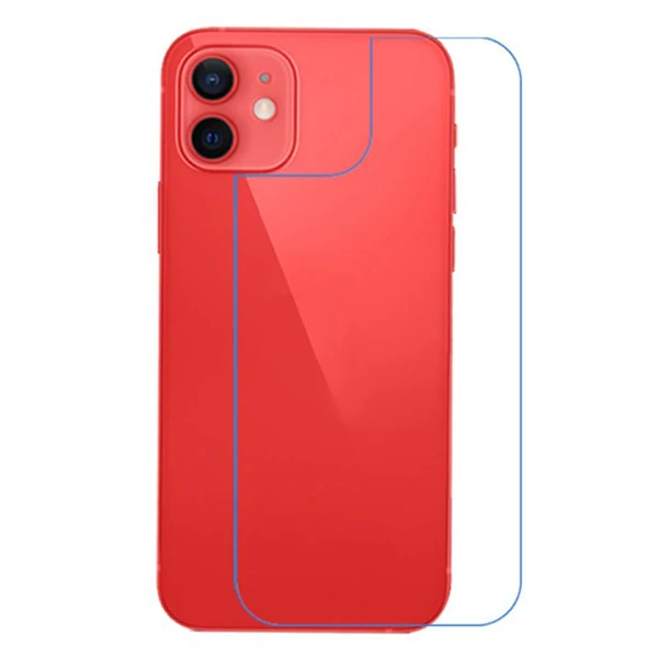 Ally İPhone 12 Mini 5.4 İnch Tempered Arka Kırılmaz Cam Koruyucu-(5775) - Şeffaf 2