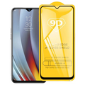 OPPO Realme 5 Pro 9D Full Glue Tempered Cam Ekran Koruyucu-(5775) - Siyah