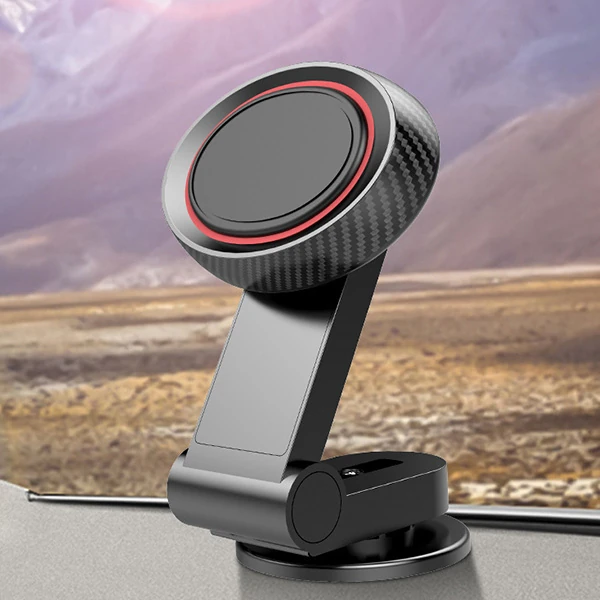 ALLY Mıknatıslı Araç Telefon Tutucu Cam ve Torpido Üstü-(5775) - Siyah