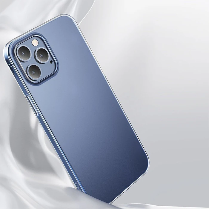 Baseus Simple Case İPhone 12 Pro 6.1 İnce Şeffaf Silikon Kılıf-(5775) - Şeffaf 2