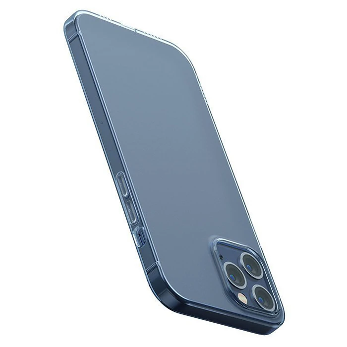Baseus Simple Case İPhone 12 Pro 6.1 İnce Şeffaf Silikon Kılıf-(5775) - Şeffaf 2