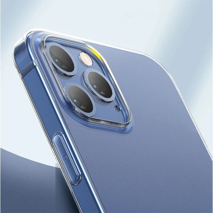 Baseus Simple Case İPhone 12 Pro 6.1 İnce Şeffaf Silikon Kılıf-(5775) - Şeffaf 2