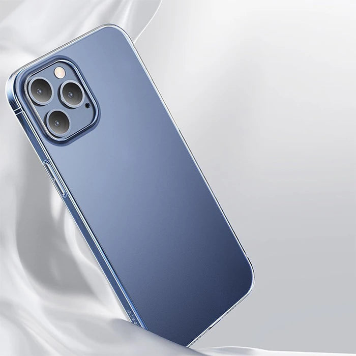 Baseus Simple Case İPhone 12 Pro 6.1 İnce Şeffaf Silikon Kılıf-(5775) - Şeffaf 2
