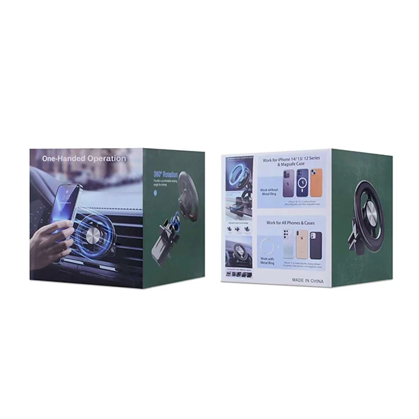 Ally HL-153A Mıknatıslı Araç Havalandırma Telefon Tutucu-(5775) - Siyah