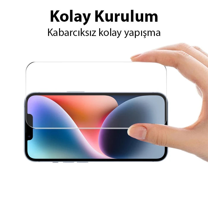 Ally iPhone 15 Full HD Tempered Kırılmaz Cam Ekran Koruyucu-(5775) - Şeffaf 2