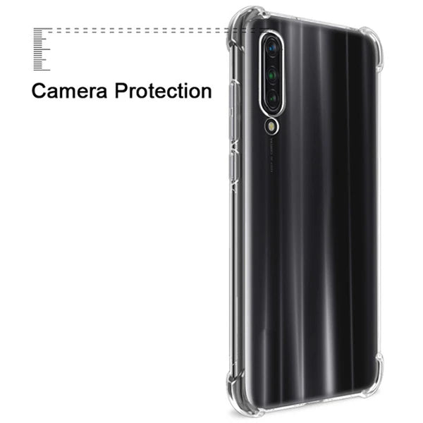 Xiaomi Mi CC9/Mİ 9 Lite Anti-Drop Darbe Emici Silikon Kılıf-(5775) - Şeffaf 2