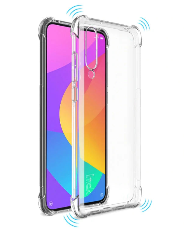 Xiaomi Mi CC9/Mİ 9 Lite Anti-Drop Darbe Emici Silikon Kılıf-(5775) - Şeffaf 2