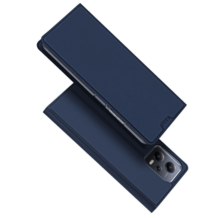 Dux Ducis Xiaomi Poco X5 5G Kılıf Skin Pro Series Flip Cover Kapaklı Kılıf-(5775) - Siyah