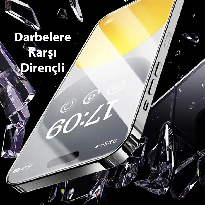 Baseus Schott iPhone 15 Plus HD Tempered Full Koruma Cam Ekran Koruyucu-(5775) - Şeffaf 2