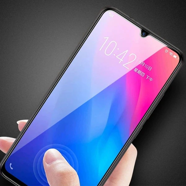 ALLY OPPO Realme C11 9D Full Glue Tempered Cam Ekran Koruyucu-(5775) - Siyah