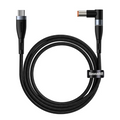 Baseus Zinc Manyetik Type-C to DC Round (79x55mm) Lenovo Laptop Şarj Kablosu 100W 2m-(5775) - Siyah