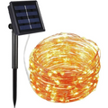 ALLY Solar Güneş Enerjili Dış Bahçe Aydınlatma Su Geçirmez Led 10M-(5775) - Sarı