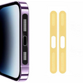 Ally iPhone 15 Pro İçin Anti-Dust Toz Ve Kir Önleyici Sticker 2 Adet Set-(5775) - Mor