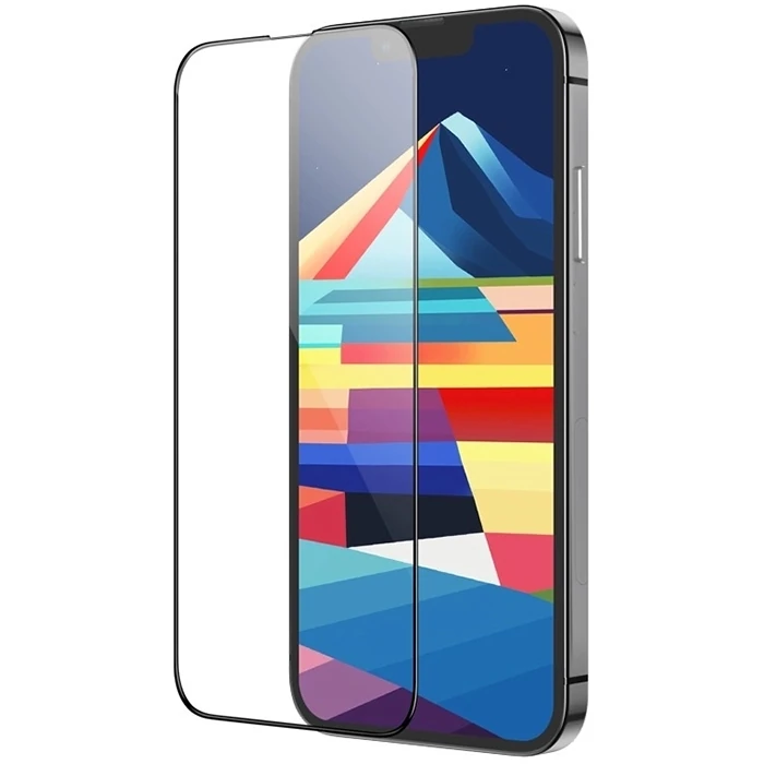 HOCO iPhone 15 Plus 5D Tempered Kırılmaz Cam Ekran Koruyucu 25 adet Set-(5775) - Şeffaf 2
