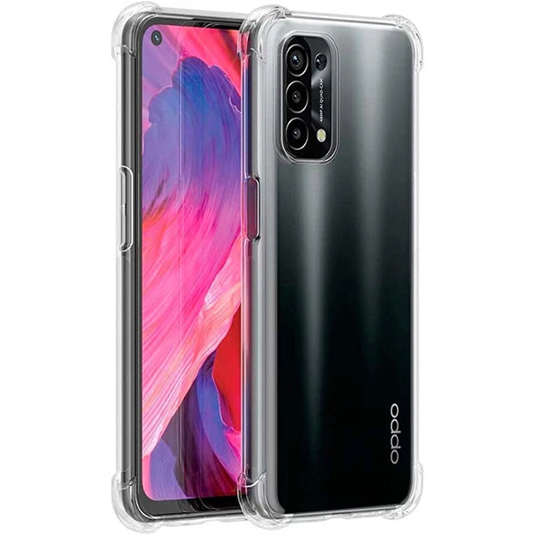 OPPO Reno A54 Kamera Korumalı Shockproof Darbe Emici Silikon Kılıf-(5775) - Şeffaf 2