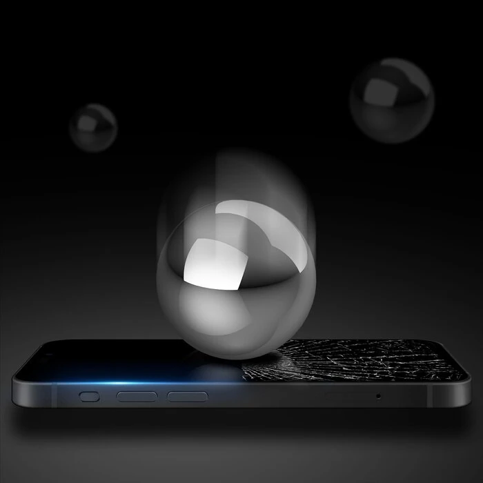 Dux Ducis iPhone 15 Pro Max Full Kaplama Tempered Cam Ekran Koruyucu-(5775) - Siyah
