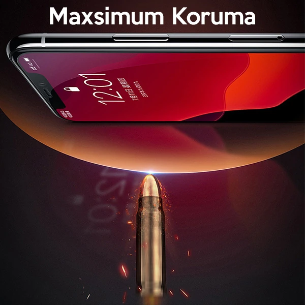 Baseus İPhone 11 Pro- X-XS 0.3mm Ful Tempered Cam Ekran Koruyucu 2 Adet Set-(5775) - Şeffaf 2