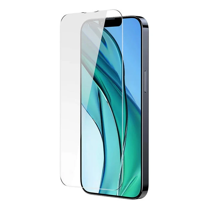 Baseus Crystal Serisi iPhone 15 Full Koruma Tempered Cam Ekran Koruyucu 2 Adet Set-(5775) - Şeffaf 2
