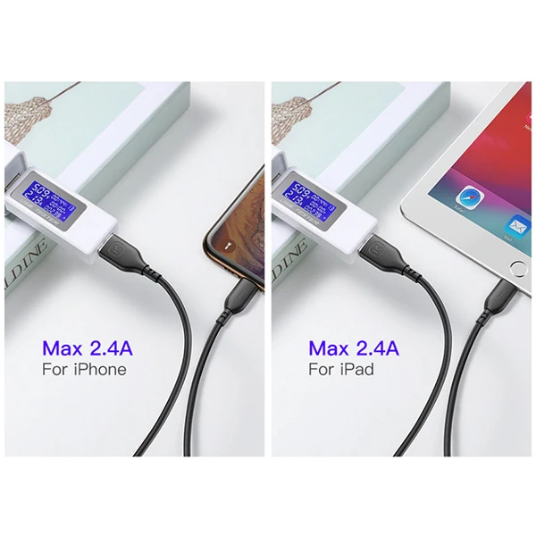 KUULAA 1M MFI Sertifikalı İPhone Usb Şarj  kablosu-(5775) - Mavi