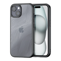 Dux Ducis iPhone 15 Aimo Series Premium Buzlu Sert PC-TPU Kılıf-(5775) - Siyah