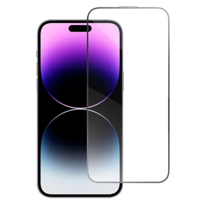 Ally iPhone 15 Pro Max Full Hd Kırılmaz Cam Ekran Koruyucu-(5775) - Şeffaf 2
