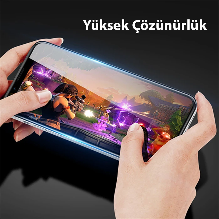 Dux Ducis iPhone 14 Plus/13 Pro Max 6.7 Full Kaplama Cam Ekran Koruyucu-(5775) - Siyah