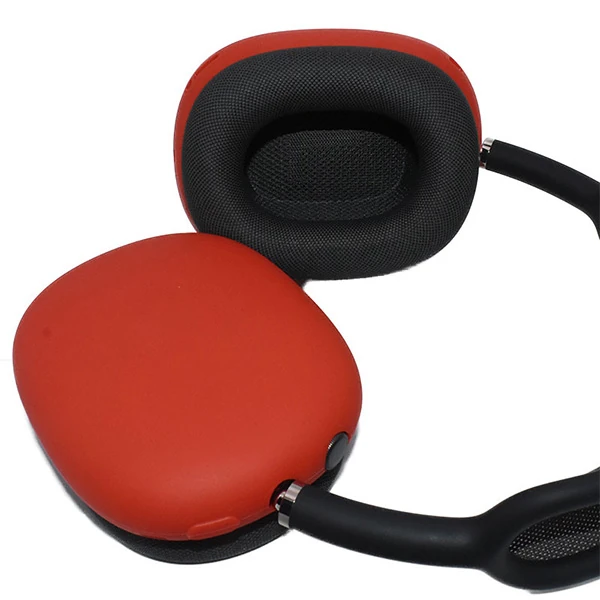 ALLY AirPods Max İçin Çizilme Önleyici Koruyucu Silikon Kılıf-(5775) - Kırmızı