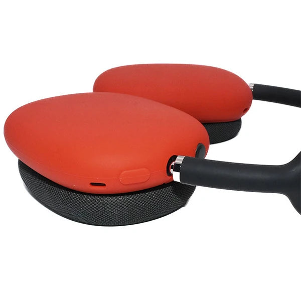 ALLY AirPods Max İçin Çizilme Önleyici Koruyucu Silikon Kılıf-(5775) - Kırmızı