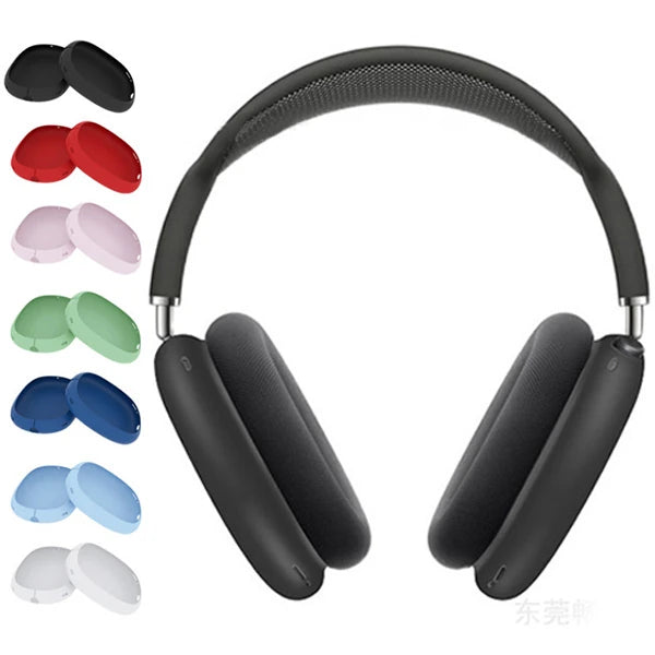 ALLY AirPods Max İçin Çizilme Önleyici Koruyucu Silikon Kılıf-(5775) - Kırmızı