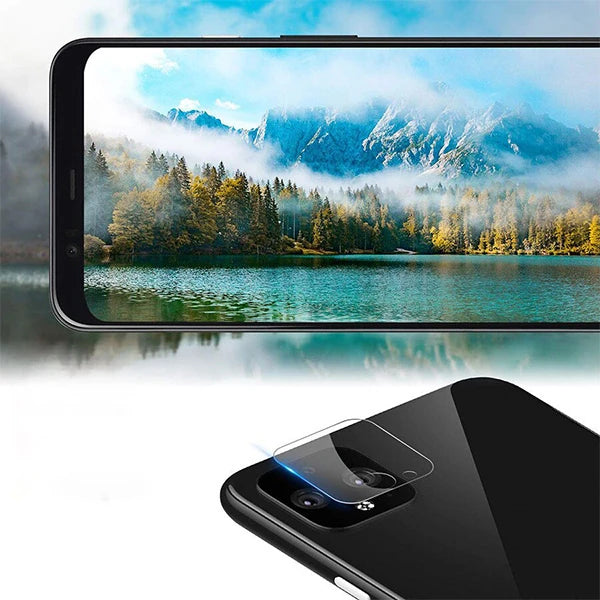 Google Pixel 4xl Tempered Kamera Koruyucu Kırılmaz Cam-(5775) - Şeffaf 2