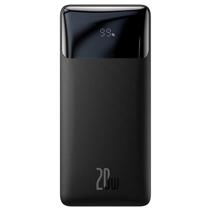 Baseus Bipow 20W Hızlı Şarj 10000 mAh LED Göstergeli Powerbank-(5775) - Beyaz