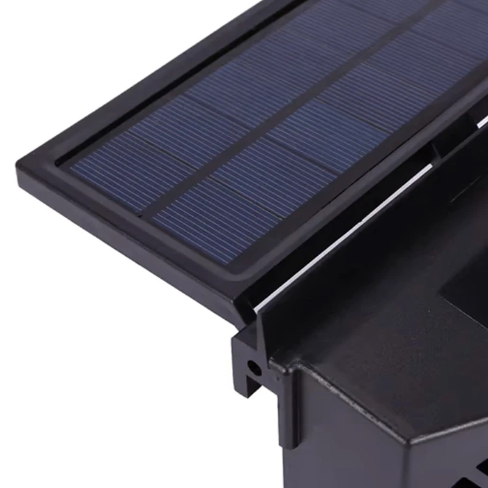 Ally R-8032 Güneş Enerjili Çift Fanlı Solar Oto Araç Havalandırma-(5775) - Siyah