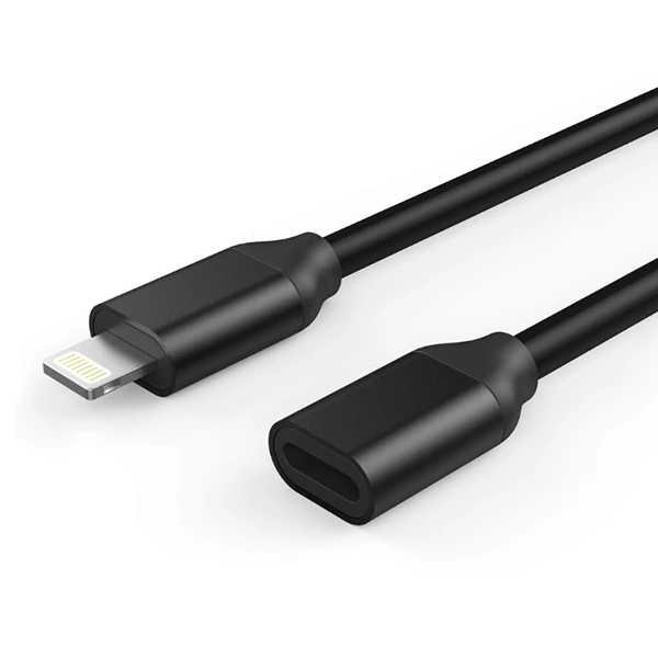 Ally Apple İPhone Lightning Uzatma Kablosu 1 Metre-(5775) - Siyah