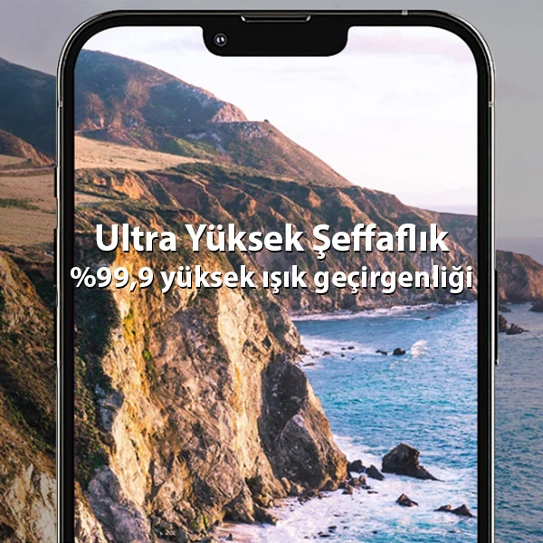 ALLY İPhone 13 Pro-13 Pro Max 3D Full Tempered Glass Cam Kamera Koruyucu-(5775) - Şeffaf 2