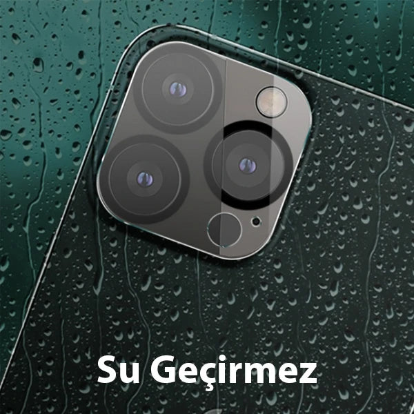 ALLY İPhone 13 Pro-13 Pro Max 3D Full Tempered Glass Cam Kamera Koruyucu-(5775) - Şeffaf 2