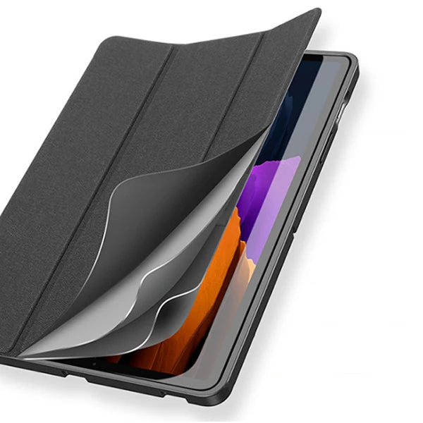 Dux Ducis Galaxy Tab S8 Plus (X800/X806) S7FE (T730/T736B) S7 Plus (T970/T976B) Kılıf Domo Series-(5775) - Pembe