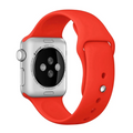 Ally Apple Watch 7-8 41mm 6-5-4- 40mm Silikon Kordon Kayış 3-2-1 38mm-(5775) - Pembe