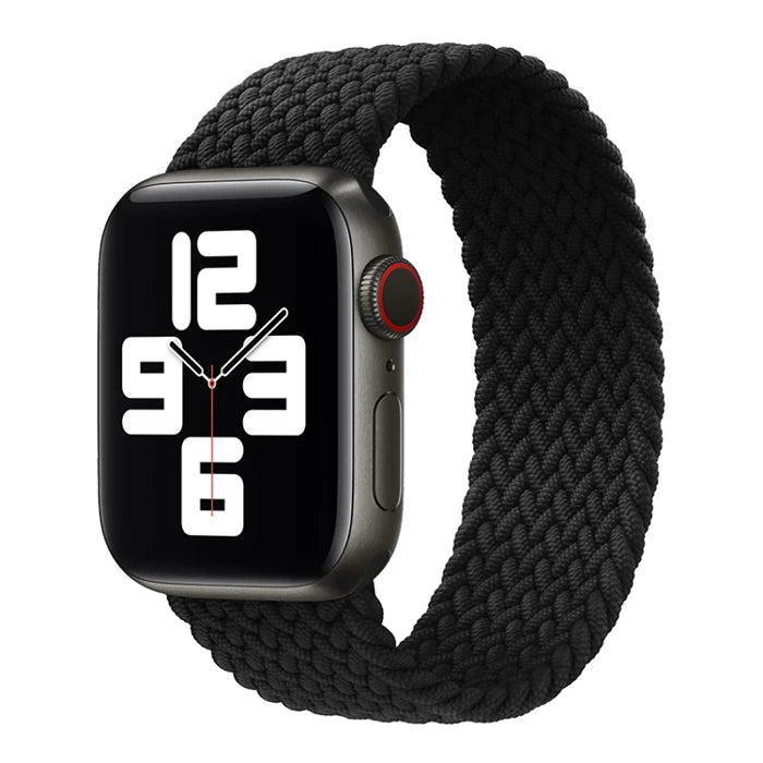 Ally Apple Watch 7-8 41mm 6-5-4 40mm Single loop Plastik Kayış Kordon 3-2-1 38mm-(5775) - Pembe