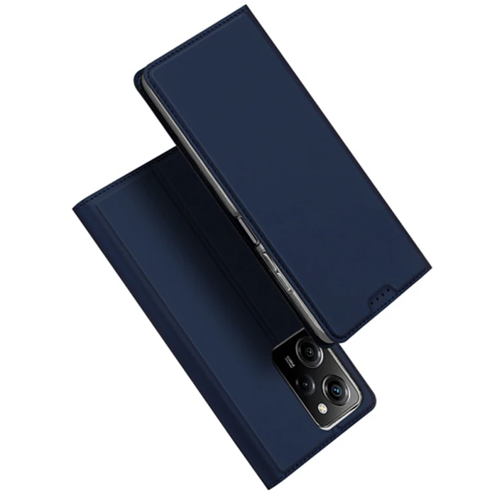 Dux Ducis Xiaomi Poco X5 Pro 5G Kılıf Skin Pro Series Flip Cover Kapaklı Kılıf-(5775) - Lacivert