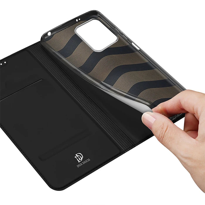 Dux Ducis Xiaomi Poco X5 Pro 5G Kılıf Skin Pro Series Flip Cover Kapaklı Kılıf-(5775) - Rose Gold